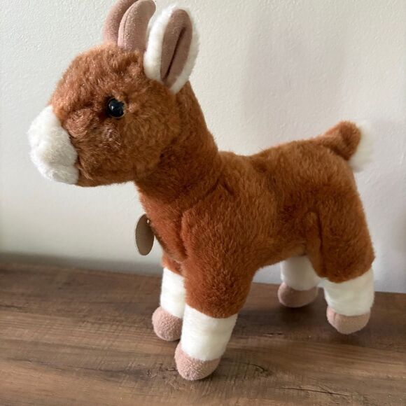 Miyoni Aurora Goat Stuffed Animal Plush Toy 11" - Picture 10 of 10